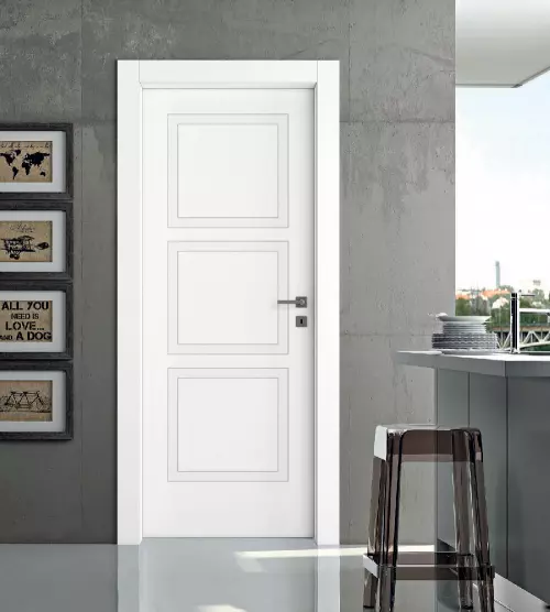 Porta Luna Parigi Laccato Latte