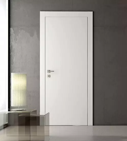 Porta Linea Cieca Laccato Latte Telaio Evo
